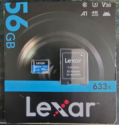 Cartão MicroSd Lexar 633x V30 256GB