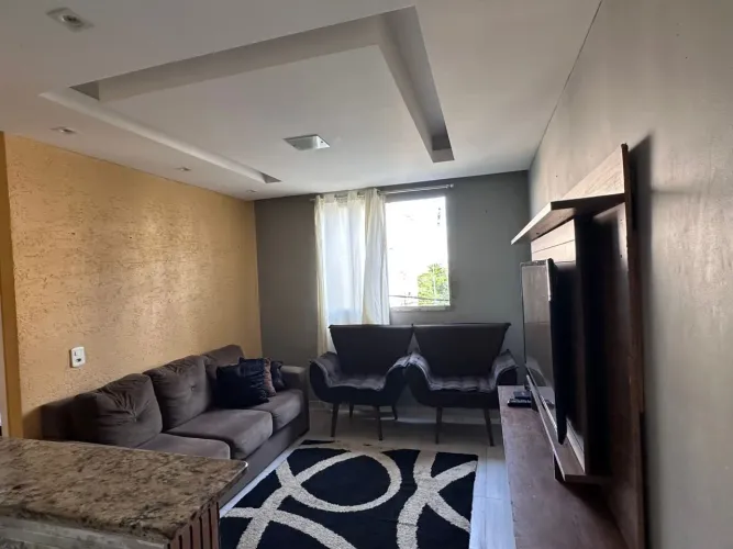 Alugo apartamento mobiliado no Condomínio Terra Brasilis 