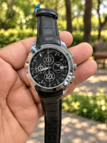 Relógio Tissot masculino social elegante novo envio rápido