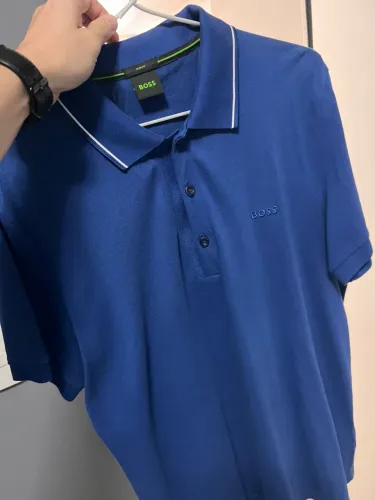 Polo Boss azul original