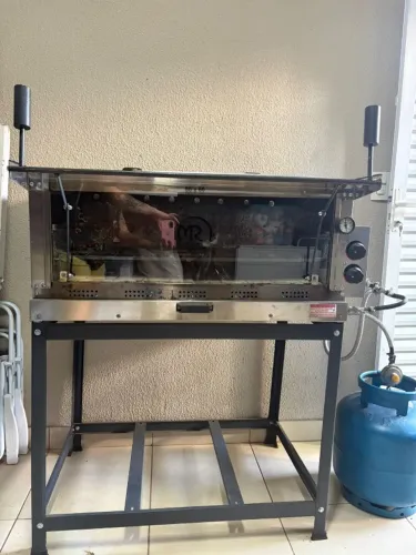 Forno Industrial MR Fogões 80x60 a Gás com Pedra Refratária