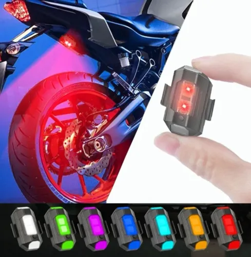 Acessorios para moto,sinalizador, retrovisor ponto cego, aba em fibra de carbono