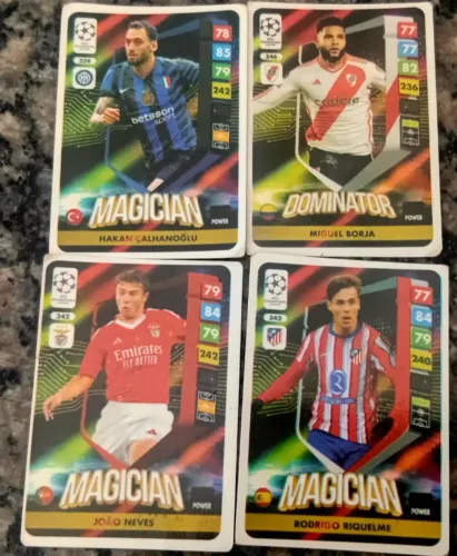 Vendo cards muito raras card game Champions League 2025