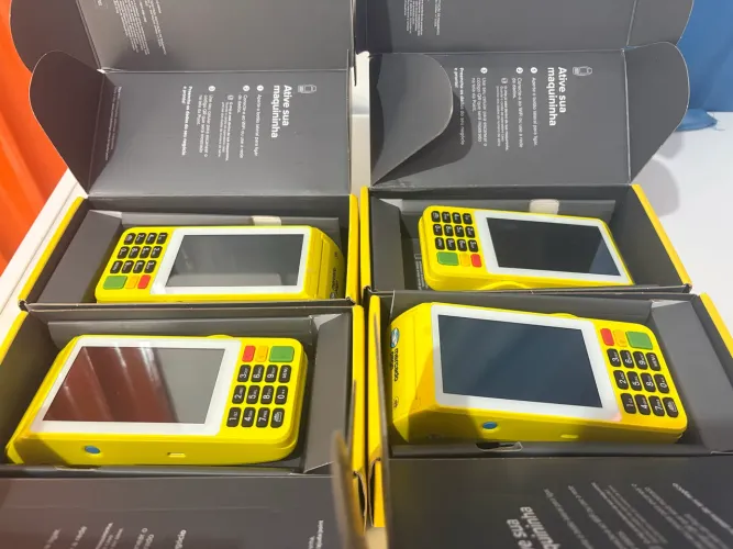 Maquininha Mercado Pago novas na caixa