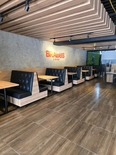 SÓFÁ ESTILO AMERICANO PARA HAMBURGUERIA