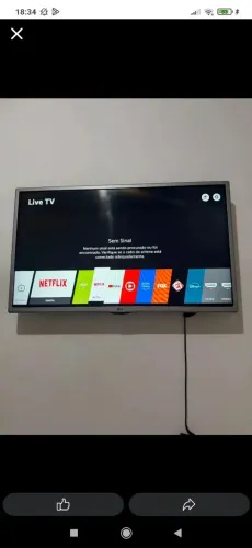 Televisão smart sem defeito
