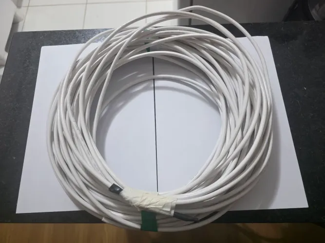 Fio eletrico 10 mm branco