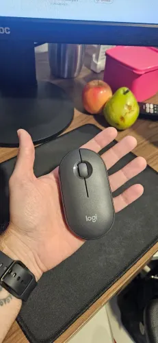 Mouse Logitech Pebble 2 M350S - Silencioso - Notebooks, Tablets,Macbooks e Ipads.