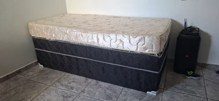 Cama box mais colchão