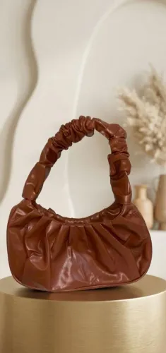 Bolsa feminina plissada Tom terroso tendência moda 202
