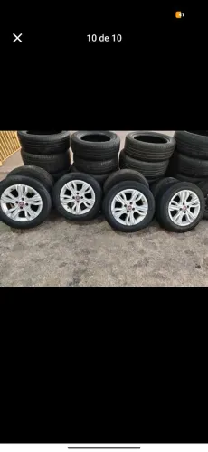 Jogo de rodas aro 15 original Fiat 