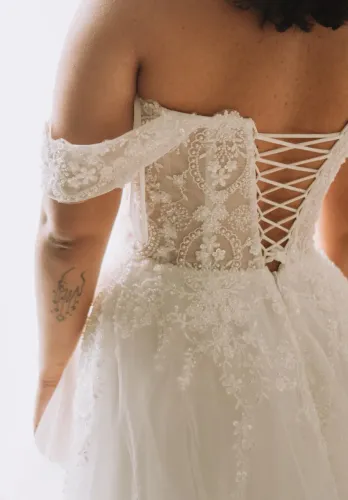 Vestido de noiva camponesa