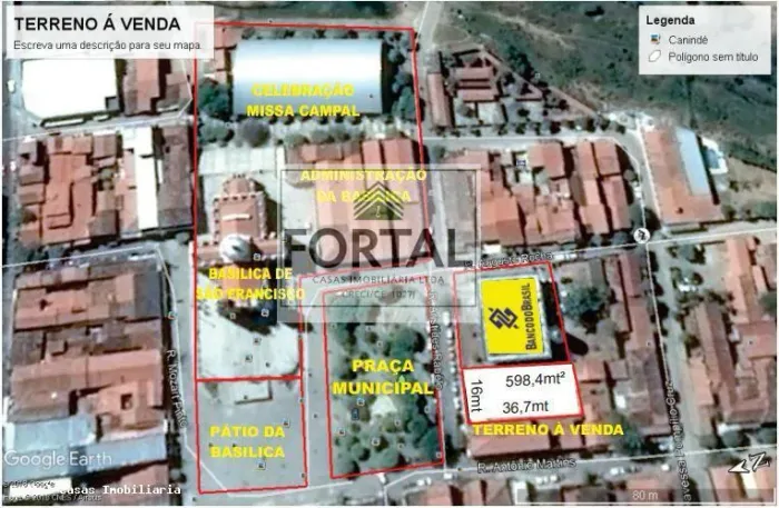 Terreno para Venda em Canindé, Centro