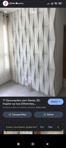 Forma de gesso 3d 