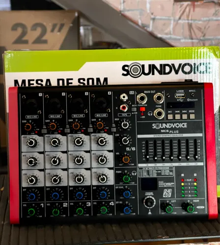 Mesa de som Soundvoice MC6 Plus