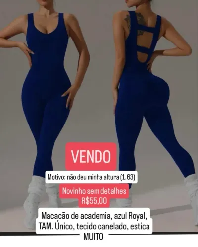 Macacão de academia