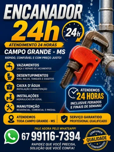 Encanador 24h
