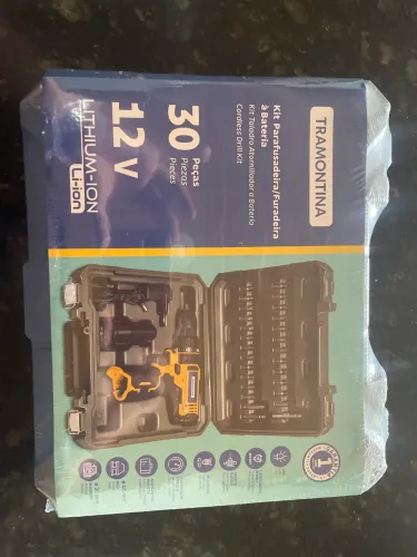 KIT PARAFUSADEIRA|FURADEIRA À BATERIA TRAMONTINA