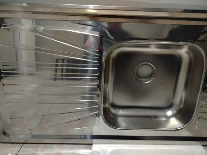 Pia inox 120x52 cm novíssima ? apenas 129,00