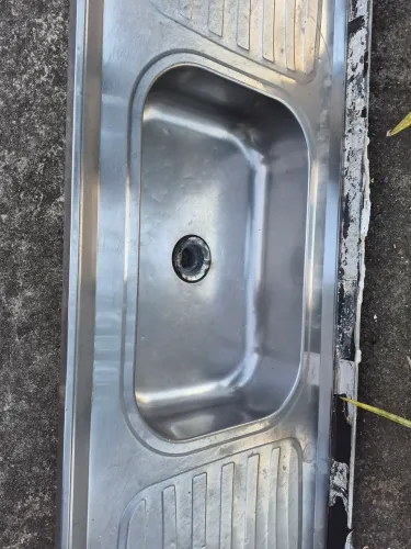 Pia inox 1.90m