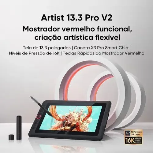 Mesa Digitalizadora Artist 13.3 Pro V2