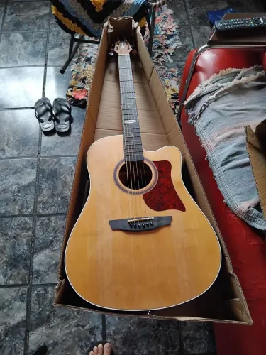 Violão Strinberg folk semi-novo! + cabo + tripé, Leia a descrição.!!