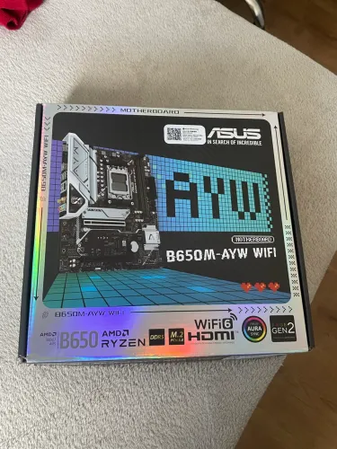 Placa mãe B650 ASUS WI-FI AM5 NOVA