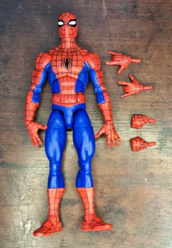 Marvel Legends 3-Pack Spider e seus Amigos. (Homem-Aranha, Homem de Gelo e Firestar