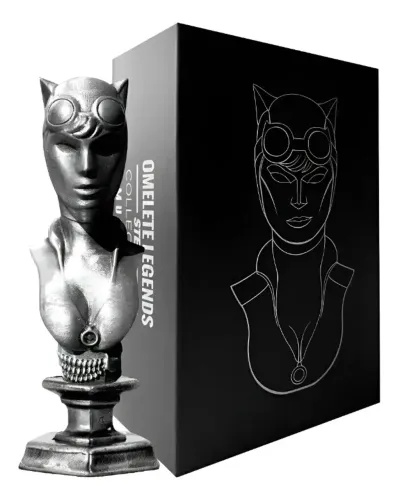 Dc Comics Catwoman Omelete Box - Busto Metal Oficial.