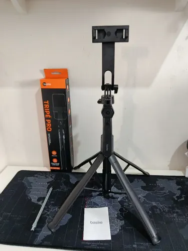 Tripé profissional Basike Pró 1.80cm com bluetooth / MEGA OFERTA IMPERDÍVEL