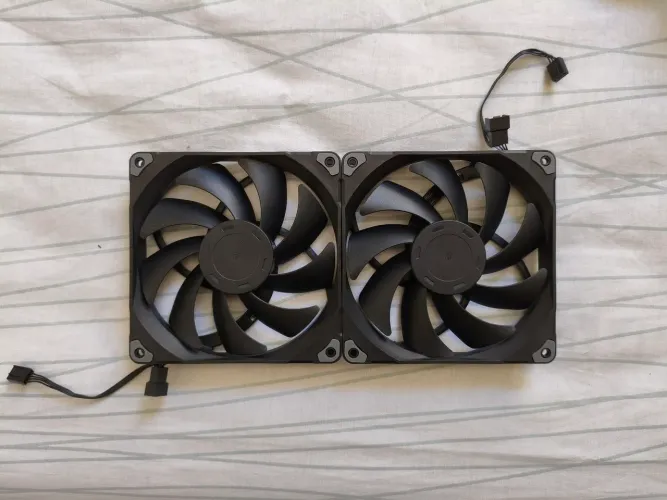 Kit 2x Fans Ventoinhas Ventiladores Phanteks 140mm + 1x Cougar WR120 120mm (BRINDE)