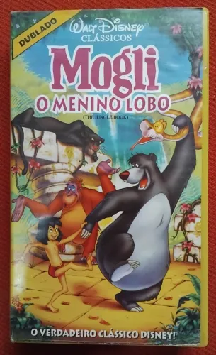 Fita VHS Disney Mogli O Menino Lobo (bom estado)