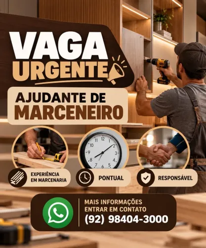 Ajudante de marceneiro