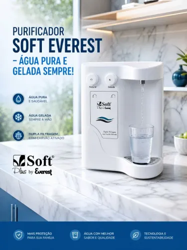 Filtro Purificador de Água Soft By Everest