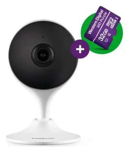 Câmera Wi-Fi Intelbras iM3 C Full HD + Cartão 32GB