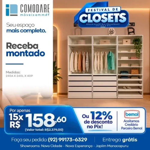 Closet R$ 2.379,00