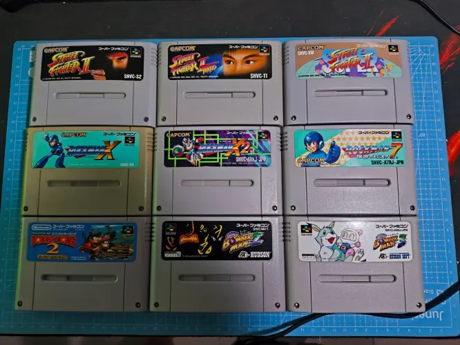 Lote jogos Super famicom