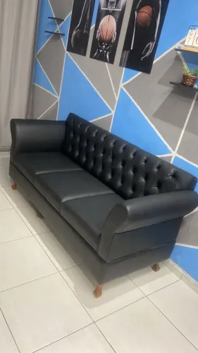 Sofá capitonê direto da fabrica