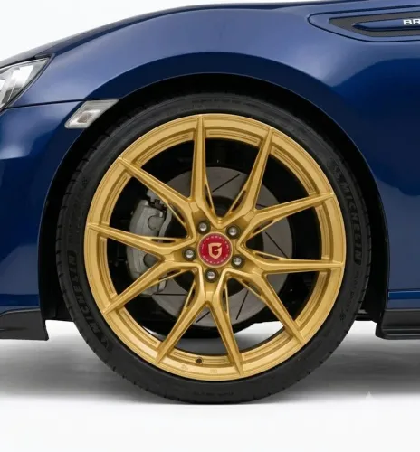 Rodas Aro 18 5x100 Gisa Forged Flow Forming Dourada