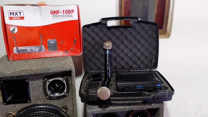 2 microfones