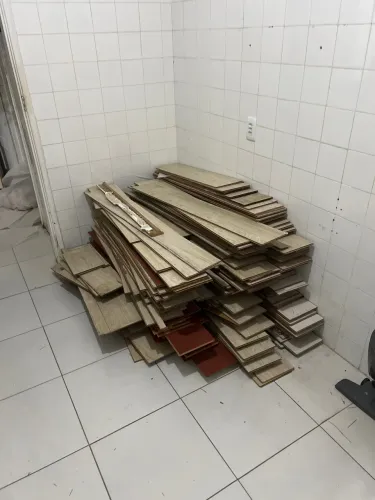 Pisos laminados antigos usados