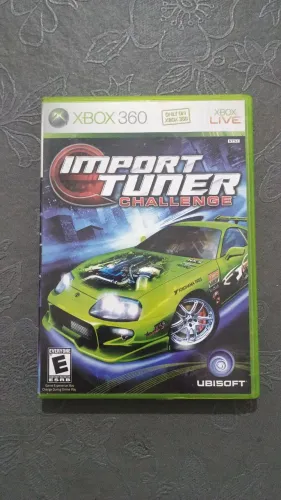 Xbox 360 jogo import tuner Challenge.