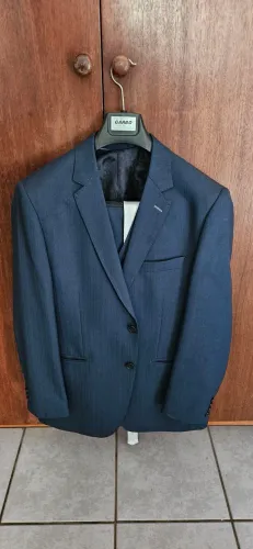 Terno + Colete Azul Completo (Garbo Alta Alfaiataria)