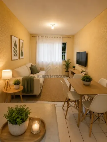 Apartamento térreo de 2 quartos com vaga no Carlito Pamplona