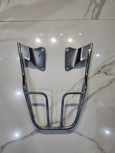 suporte alça bagageiro cromado cg