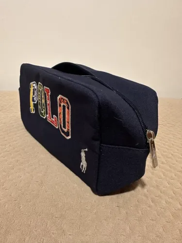 Necessaire Polo Ralph Lauren Azul Marinho - Nova