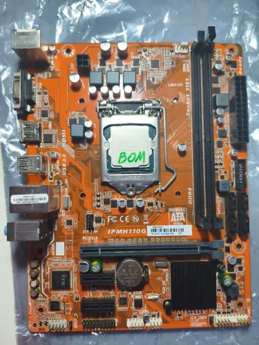 Placa-mãe IPMH110G + Intel Core i3-7100 + Cooler | Liga, mas não dá vídeo | R$ 220