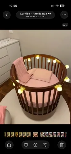 Berço oval wave divicar