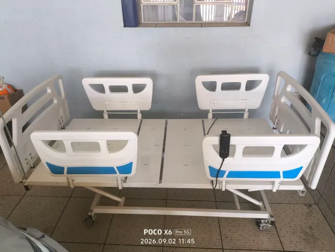 Cama Hospitalar Elétrica Motorizada Salutem S-8097-C - Fowler + Elevação de Altura