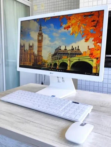 All In One LG 22pol (SSD 120GB+4GB Ram)+ Teclado/Mouse SEM FIO - Windows 11